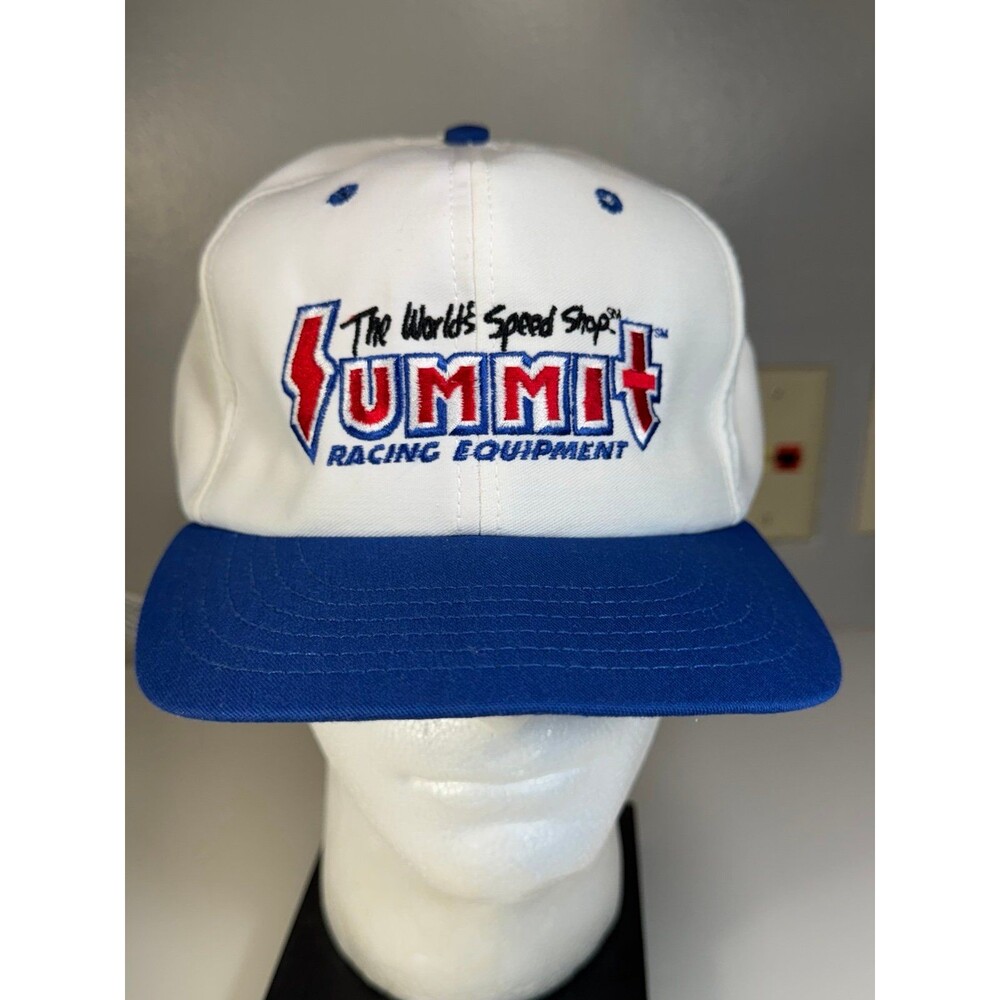 Vintage Summit Racing Equipment Speed Shop Snapback Hat Cap USA